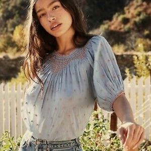 DOEN Amna Embroidered Top in Small